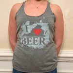 i Love Virginia Beer Ladies Tank Top